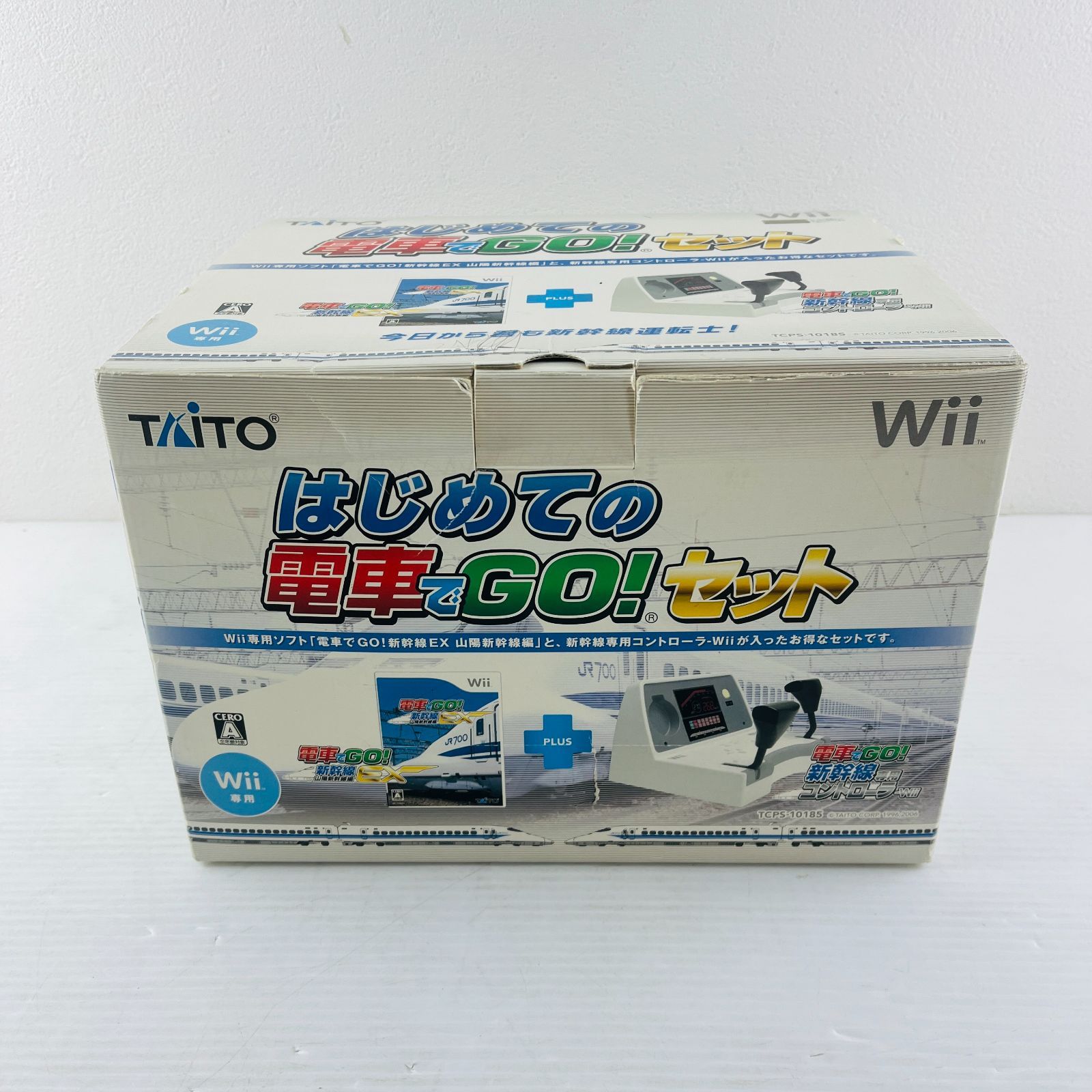 ◇272【希少】Wii用ソフト 電車でGO！新幹線EX 山陽新幹線編＋新幹線専用コントローラーセット 動作確認済 タイトー TAITO Wii 任天堂  ニンテンドー マスコン TCPS-10185 - メルカリ