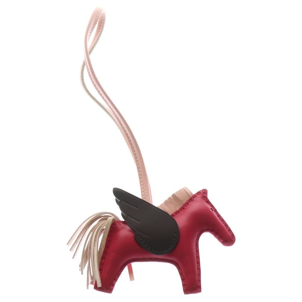 HERMES エルメス ロデオチャーム ペガサスPM アニョーミロ フランボワーズ×ルージュセリエ×ローズサクラ スイフト Z刻印