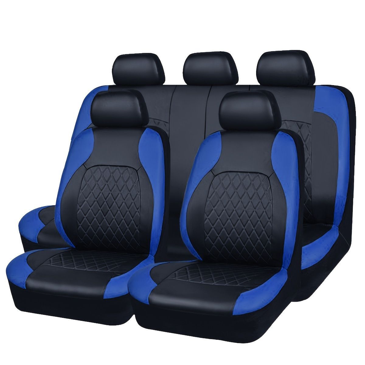 車用メッシュPUレザーシートカバー オールシーズン対応 通年用シートプロテクター