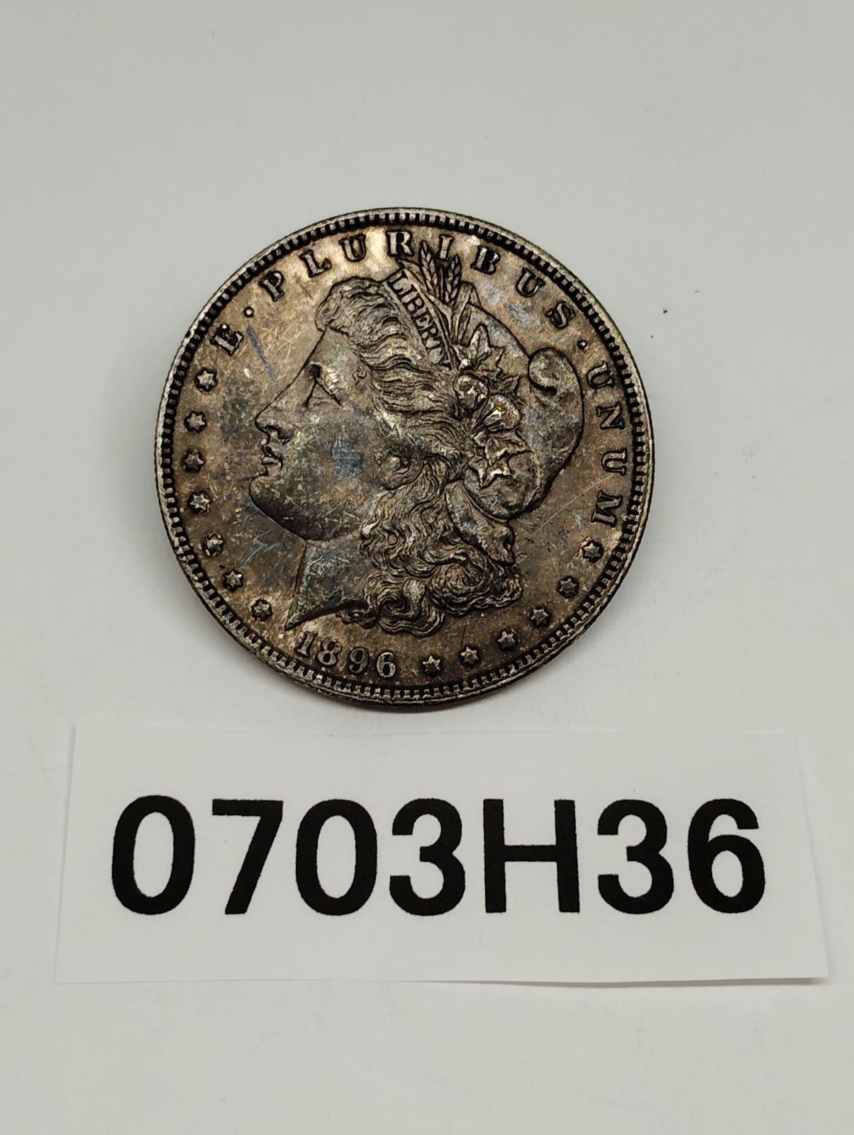 0703H36】 1896 Silver Morgan Dollar $1 モルガンダラー 銀貨