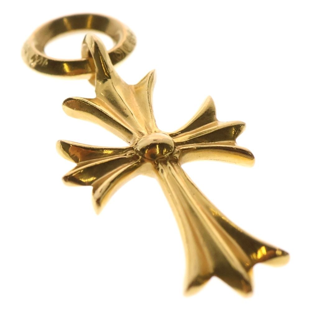 CHROME HEARTS クロムハーツ 22K TINY TFP HOOP トゥルーファッキンパンク フープピアス ゴールド : (クロムハーツ) Chrome Hearts 22K TINY PLUS⁄22K