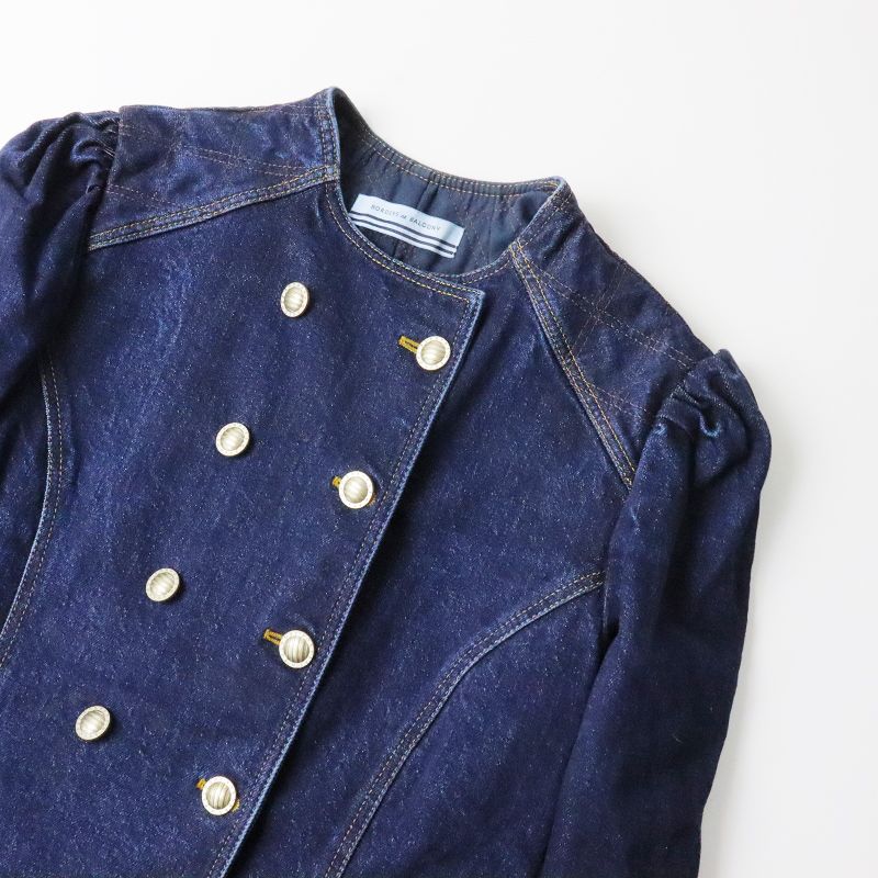 ボーダーズアットバルコニー BORDERS at BALCONY DENIM QUILTED JACKET 