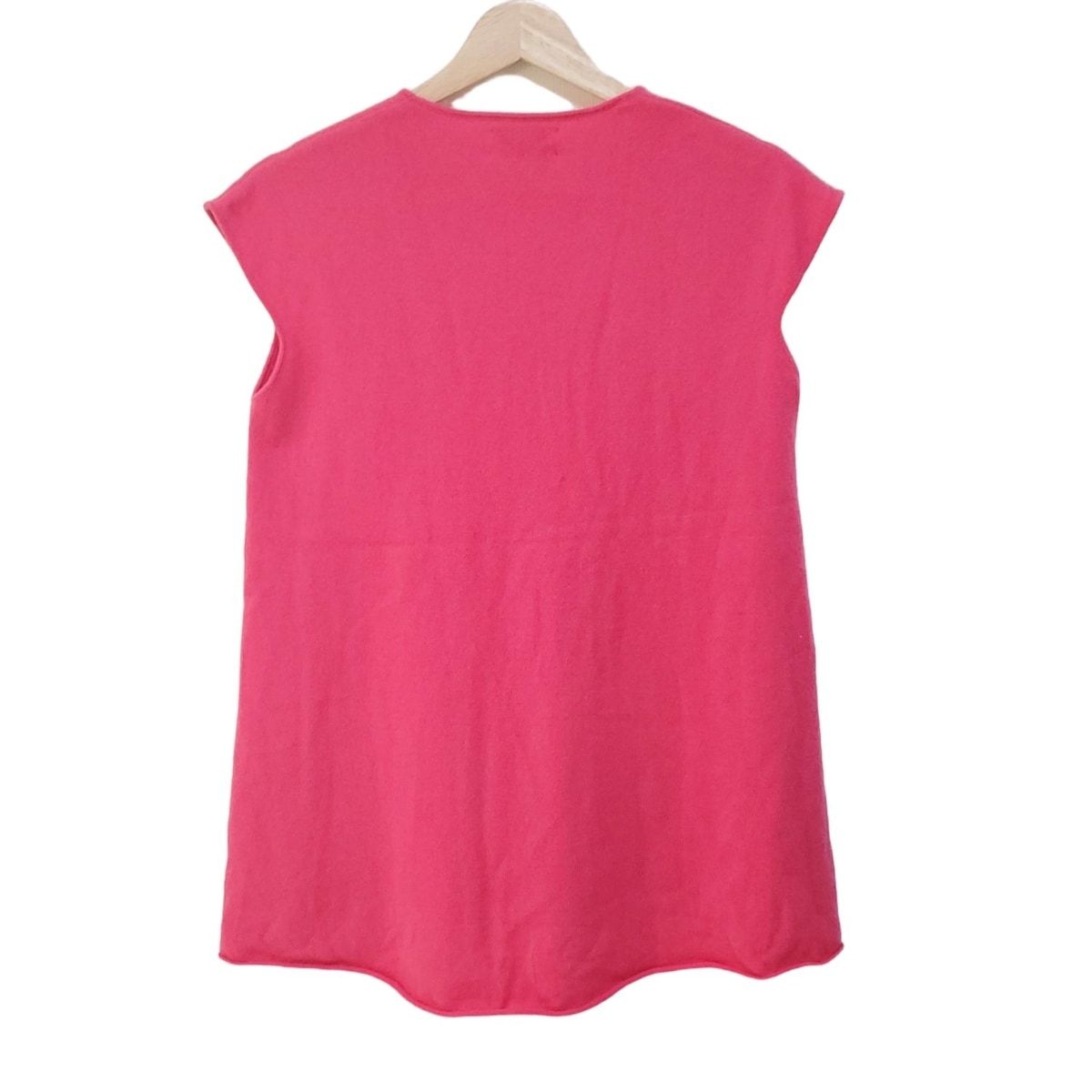 ALLUDE アリュード ノースリーブセーター サイズS レディース - ピンク カシミヤ