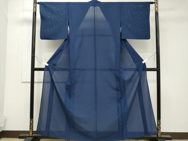 平和屋着物□人間国宝 芹沢圭介一番弟子 下平清人監修 色無地 草色