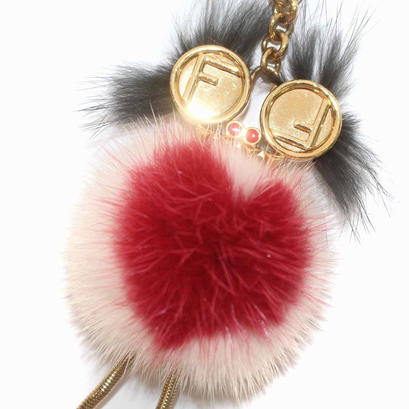 美品●FENDI バグズチャーム キーホルダー モンスター ファー ストラップ 楽天市場】【未使用品】FENDI フェンディ ファー モンスター バッグ