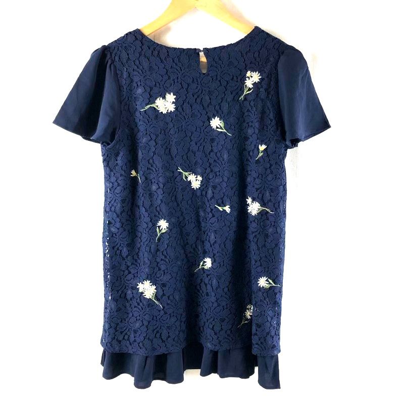 ギャラリービスコンティ花柄チュニック　新品未使用タグ付き☆ ギャラリービスコンティ GALLERY VISCONTI チュニック レース 花