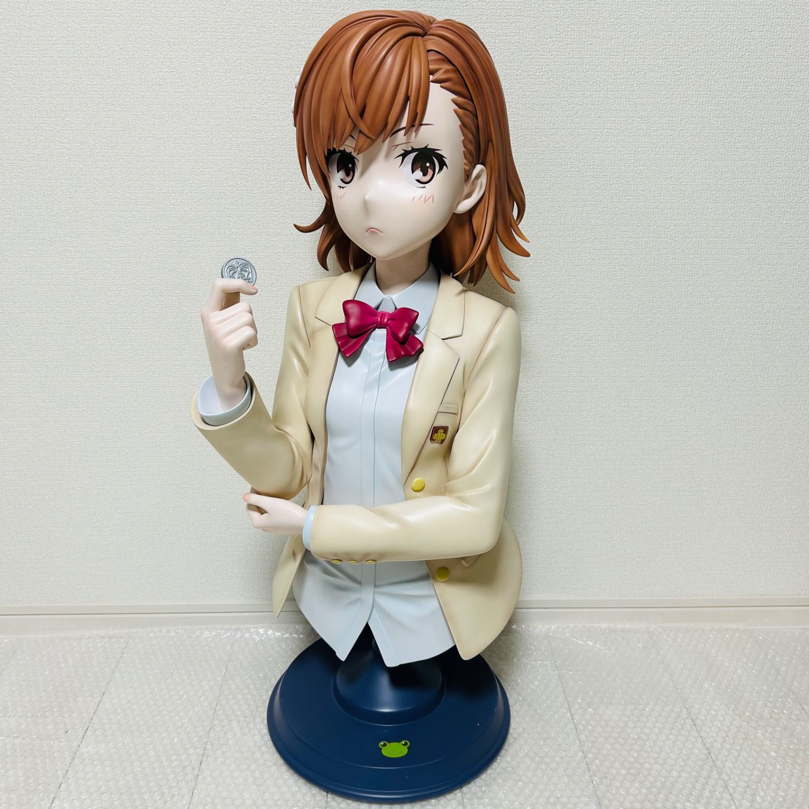 御坂美琴 F:NEX 胸像 フィギュア 1/1 等身大 とある科学の超電磁砲 TVアニメ「とある科学の超電磁砲T」より、『御坂美琴 1/1胸像