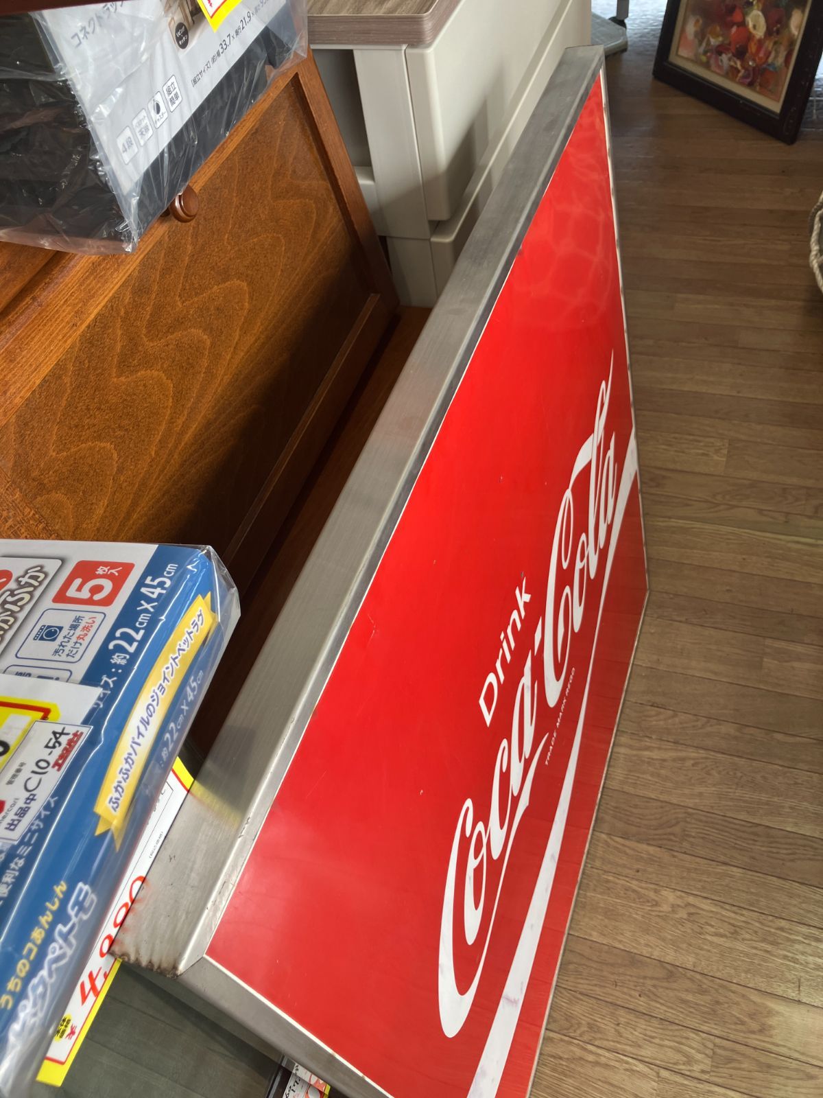 コカコーラ 特大 看板 ブリキ ヴィンテージ 昭和レトロ Amazon.co.jp: メタルヴィンテージブリキ看板装飾-コカコーラ バーパブ
