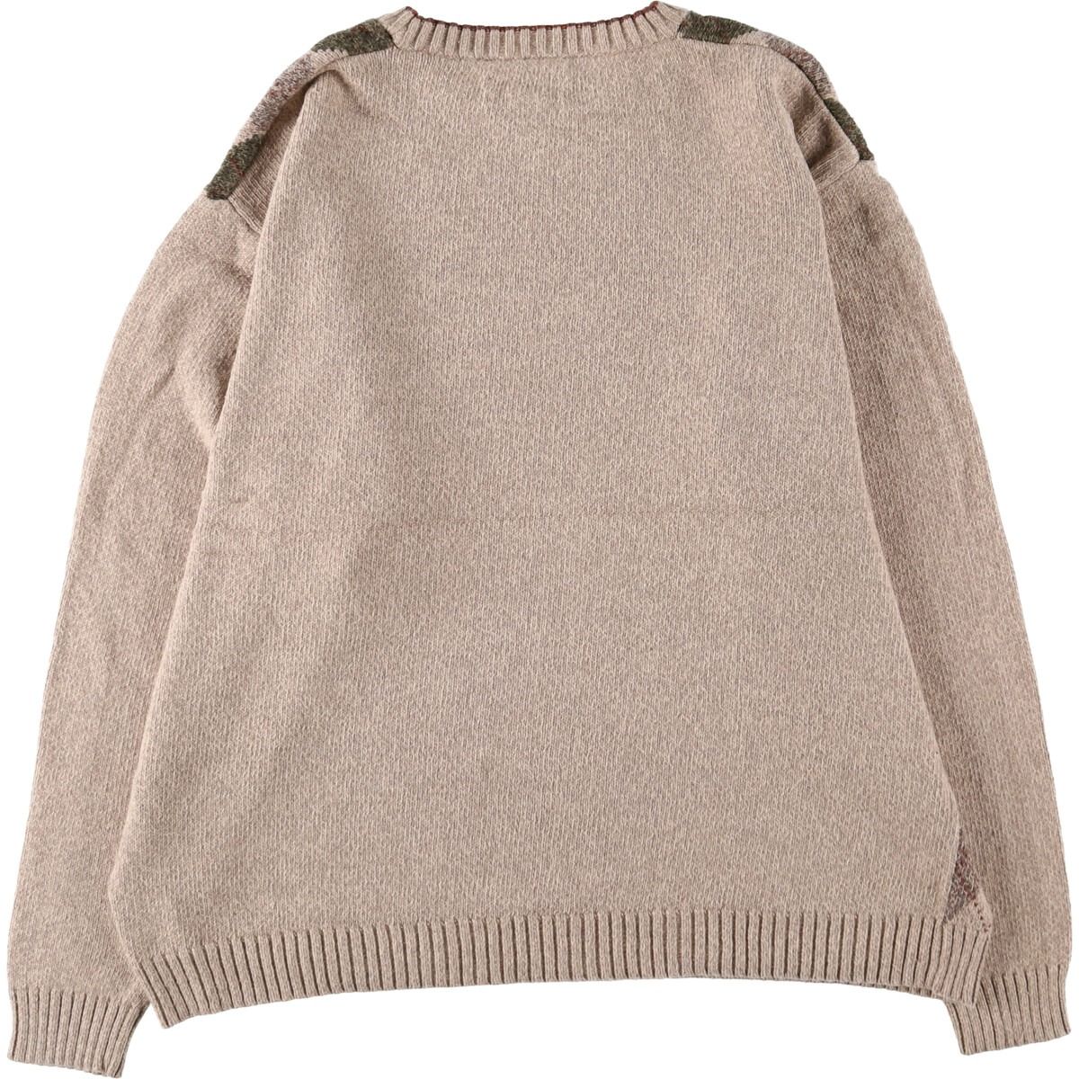 古着 90年代 セントジョンズベイ ST JOHN'S BAY アーガイル柄 コットン