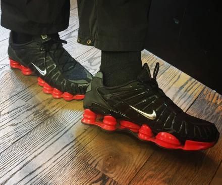 Nike × Skepta Shox TL BLACK/METALLIC SILVER/UNIVERSITY RED