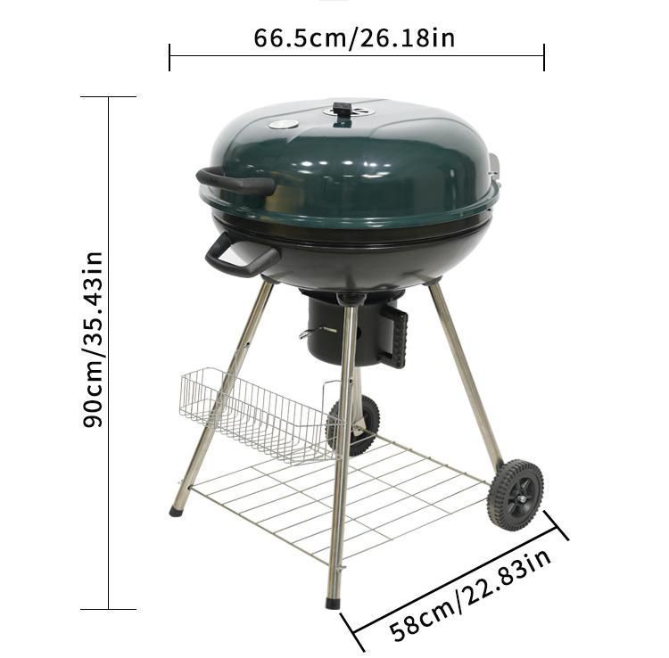 送料無料 多機能22.5インチ バスケットボール型バーベキューグリル ポータブルアプル焼き肉炉 アウトドア用 今週注目 ZZ520
