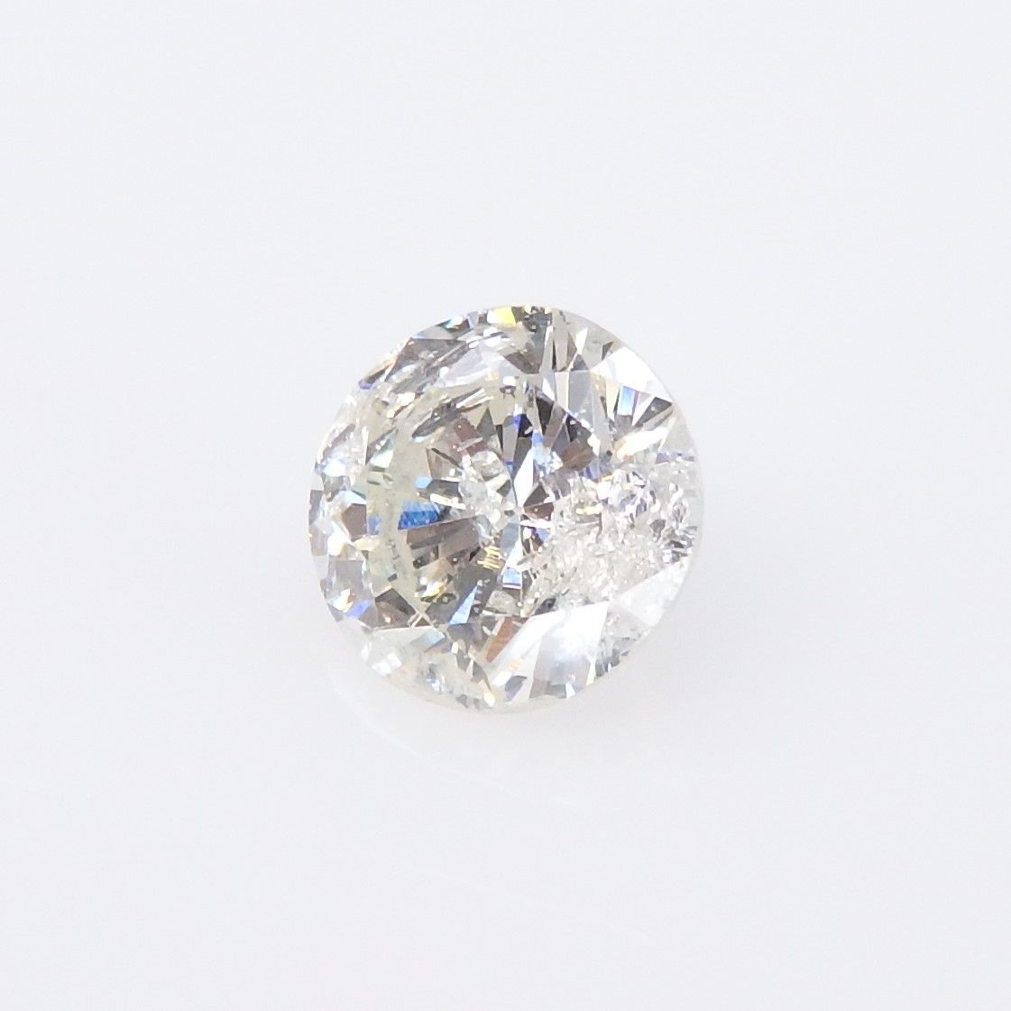 天然ダイヤモンド 0.714ct/J/I-2/GOOD NONE 中央宝石研究所