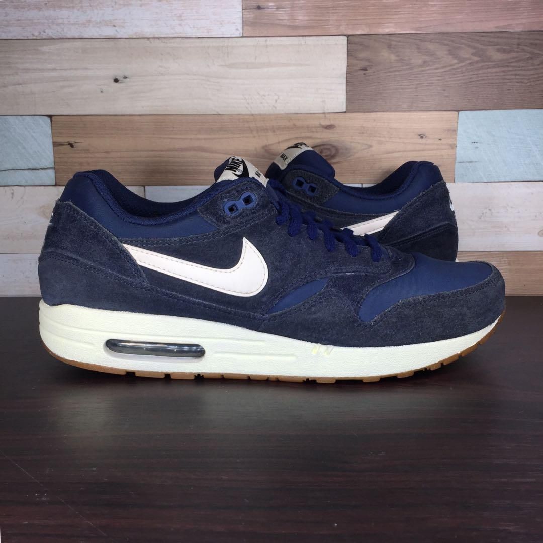 極美品★NIKE airmax1 エアマックス1 28.5 28.0 ネイビー Yahoo!オークション -「ナイキ エアマックス1 ネイビー」(ナイキ