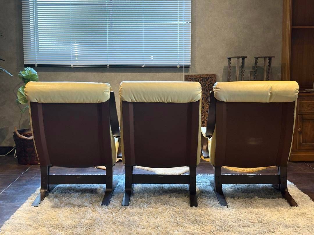 フジファニチア FUJIFUNITURE Agio 3人 セパレートソファ Gn