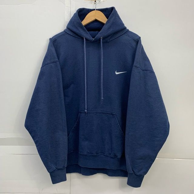 Nike swoosh hoodie blue online