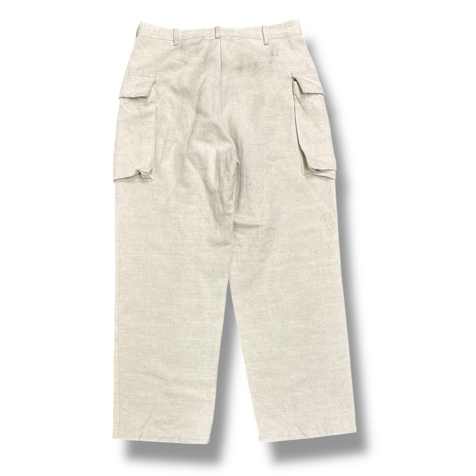 HEUGN TROUSER 036 コットンリネンカーゴパンツ トラウザー036
