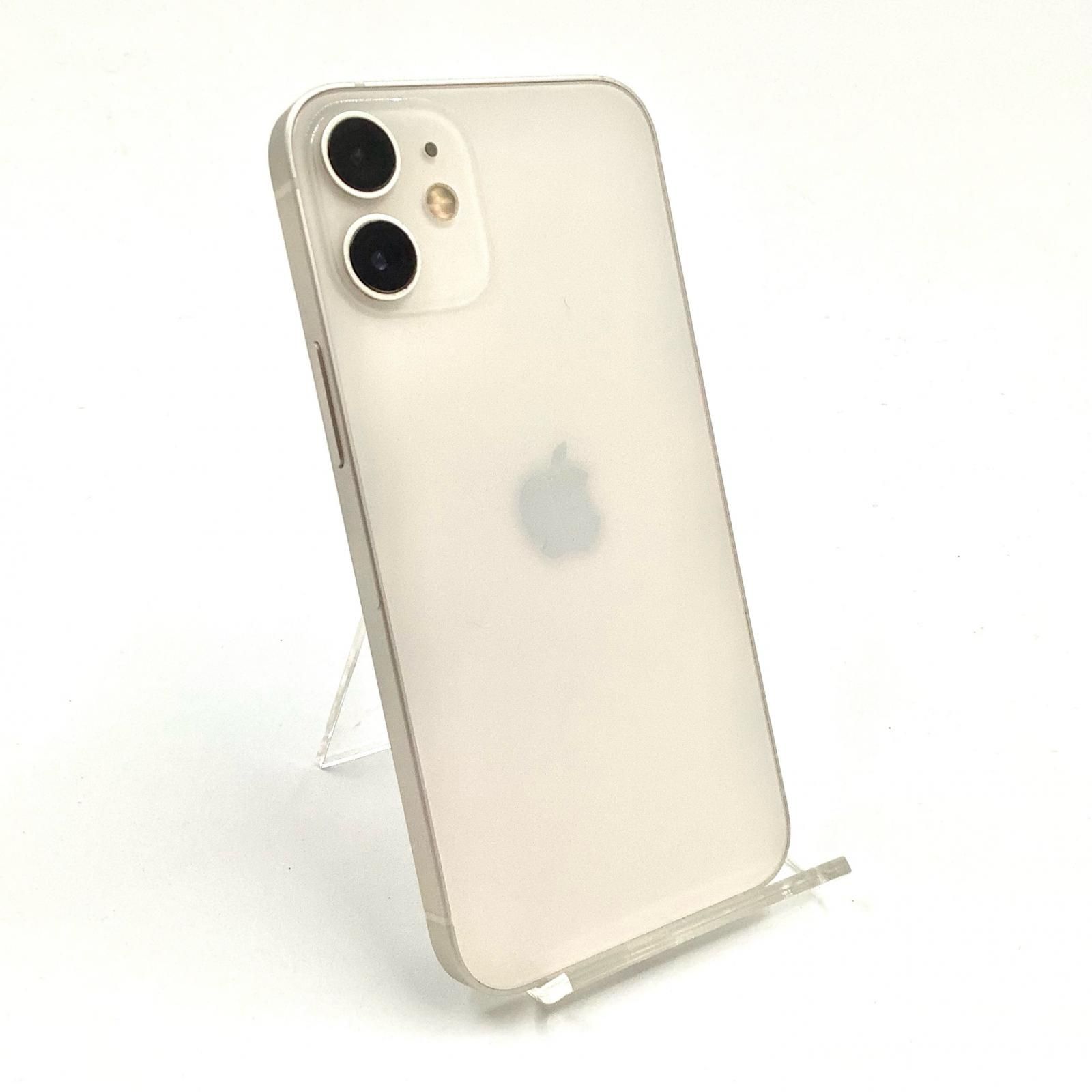 【全額返金保証】【最速発送】Apple iPhone 12 mini 128GB ホワイト Softbank SIMフリー 動作確認済 82%