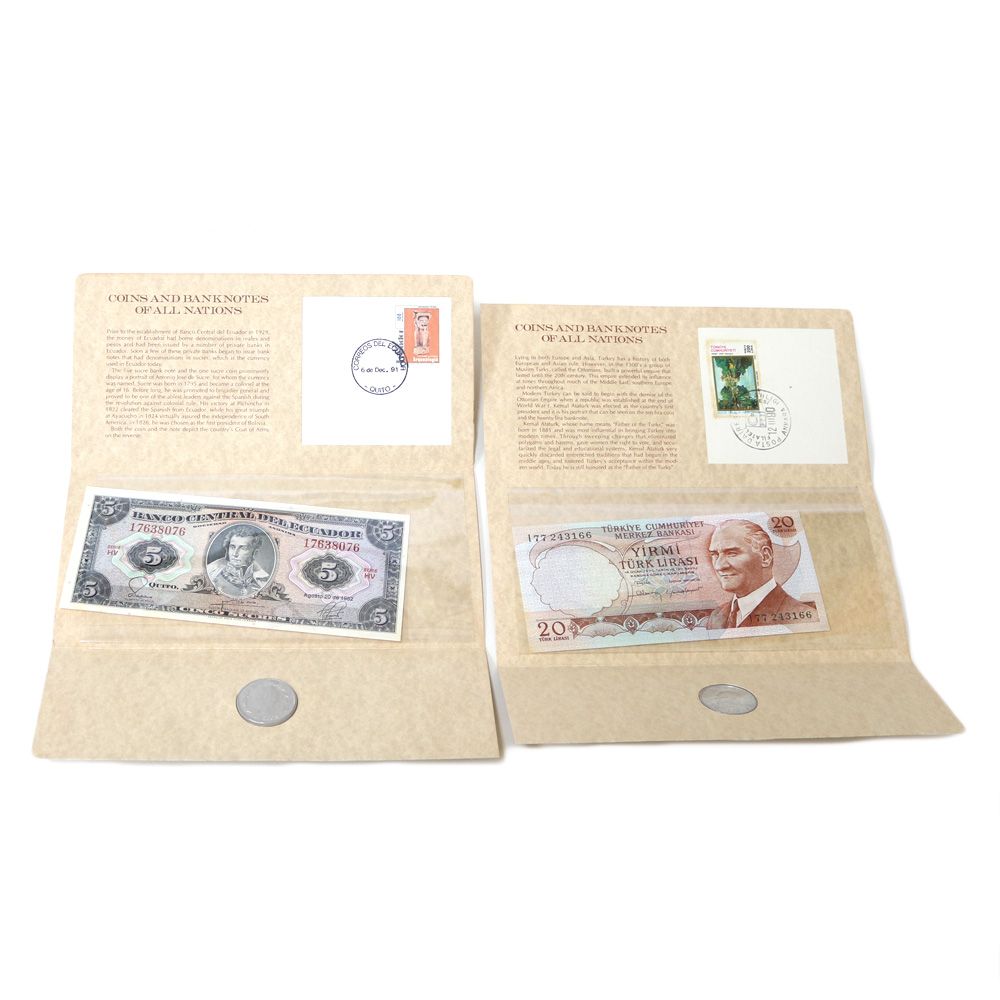 国々のコインと紙幣 90セット COINS AND BANKNOTES OF ALL NATIONS 中古 限界値下げ祭40-OF 国々のコインと紙幣 90セット COINS AND BANKNOTES OF ALL