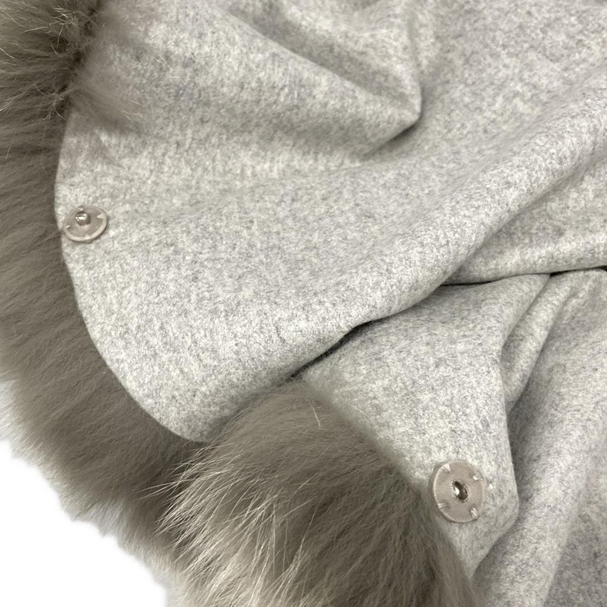 美品 グレースクラス カシミヤ混 レッキスファー衿ケープ グレー 000000002112-26-l.jpg?t=