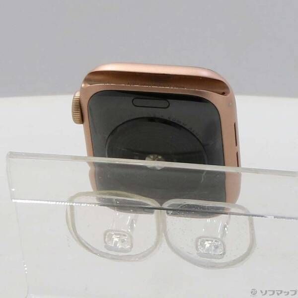 〔中古品〕 Apple Watch SE 第1世代 GPS 40mm ゴールドアルミニウムケース バンド無し【344】 Watch Apple SE ゴールド本体 SE(第一世代) 32GB
