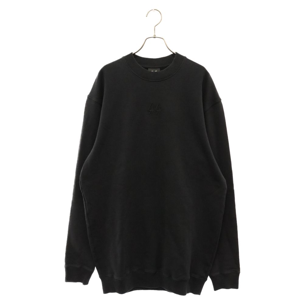 スウェット トレーナー ブラック 44 LABEL GROUP (フォーティーフォー