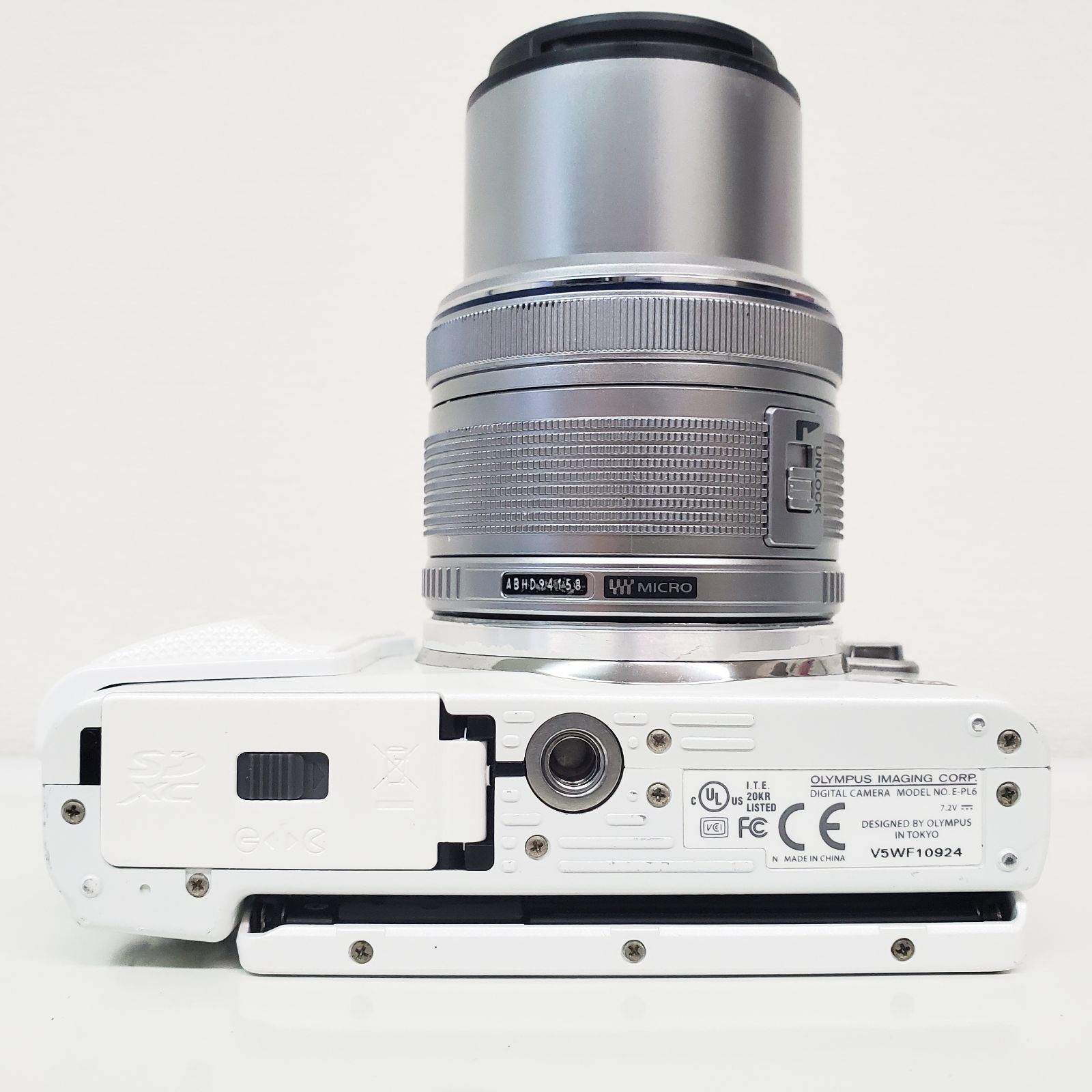 一点難あり オリンパス OLYMPUS PEN Lite E-PL6 ホワイト 白