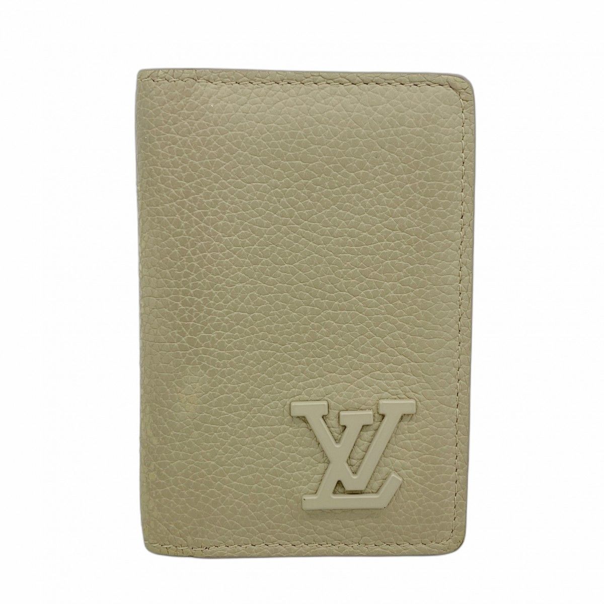 5ma0106-h ルイヴィトン カードケース アエログラム オーガナイザードゥポッシュ M82277 カーキ メンズ