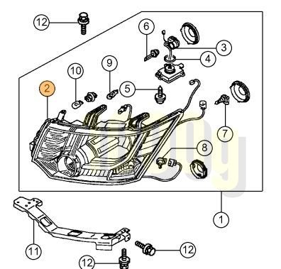 三菱純正新品】MITSUBISHI 未使用品 ☆超希少品☆ デリカD5 ヘッド