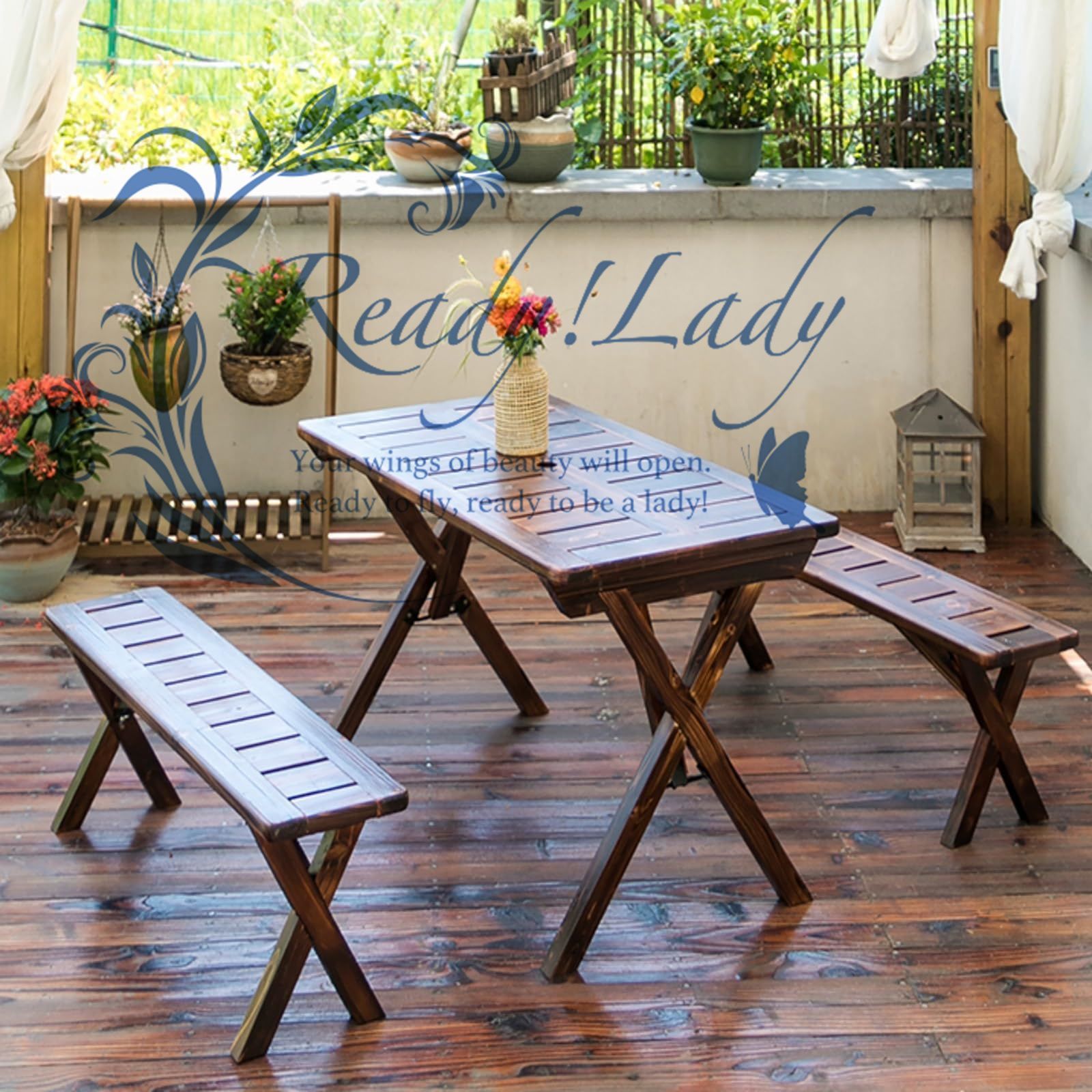 廃盤希少】コールマン ガーデンウッドロールテーブル6 Coleman