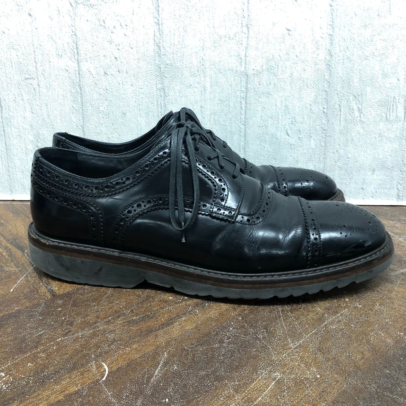 DOLCE&GABBANA ドレスシューズ 6 2/1 ブラック 黒 ウイングチップ 革靴