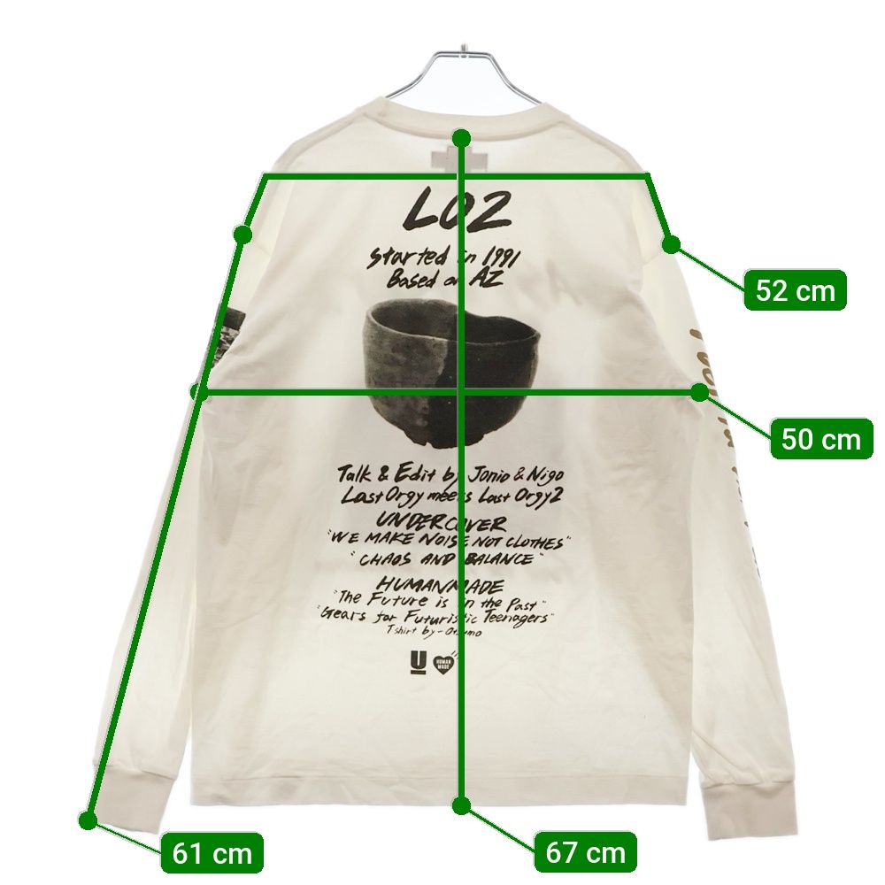 humanmade undercover コラボロングtシャツ HUMAN MADE ヒューマンメイド x UNDERCOVER アンダーカバー LAST