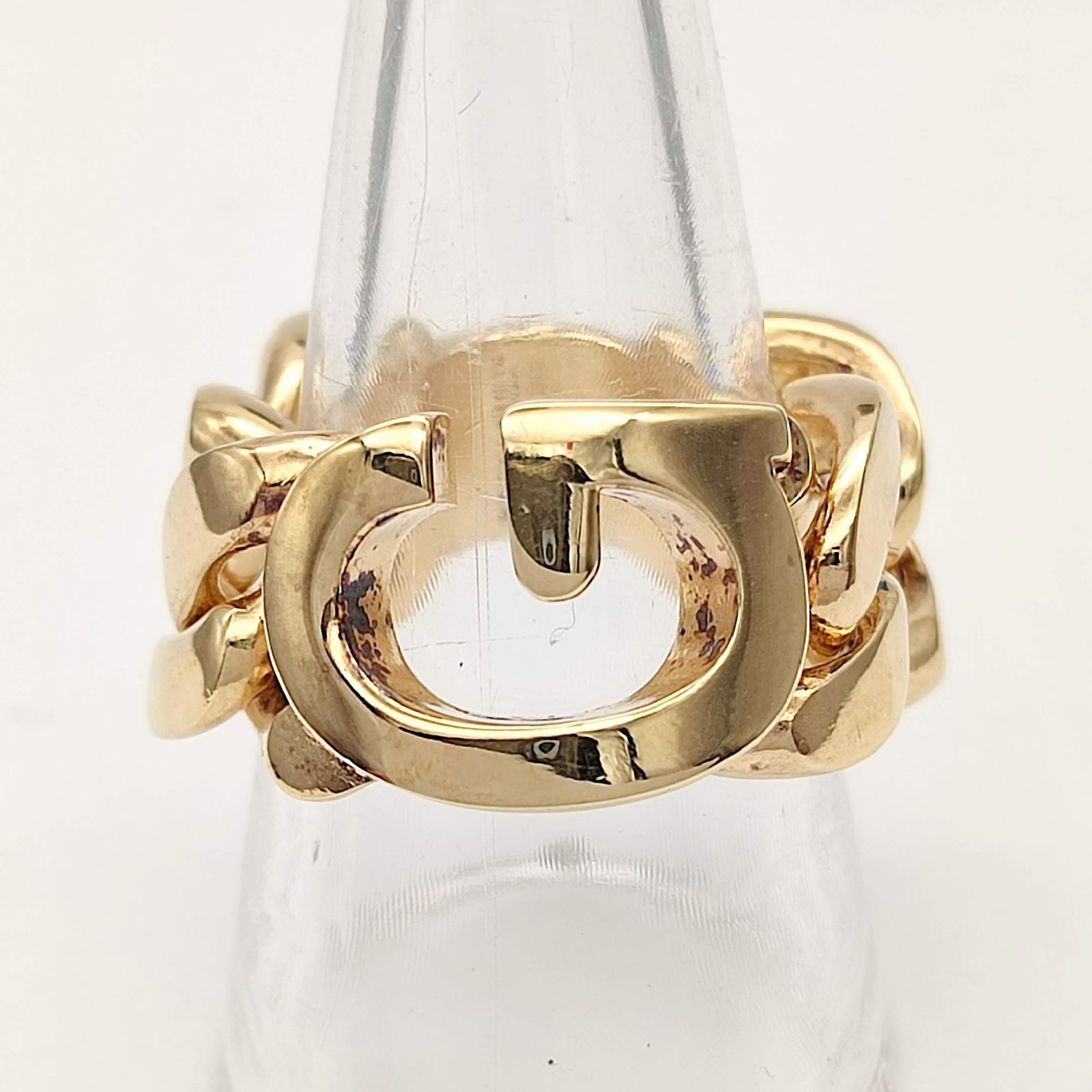 美品】Bottega Veneta ボッテガヴェネタ ゴールドチェーンイニシャル