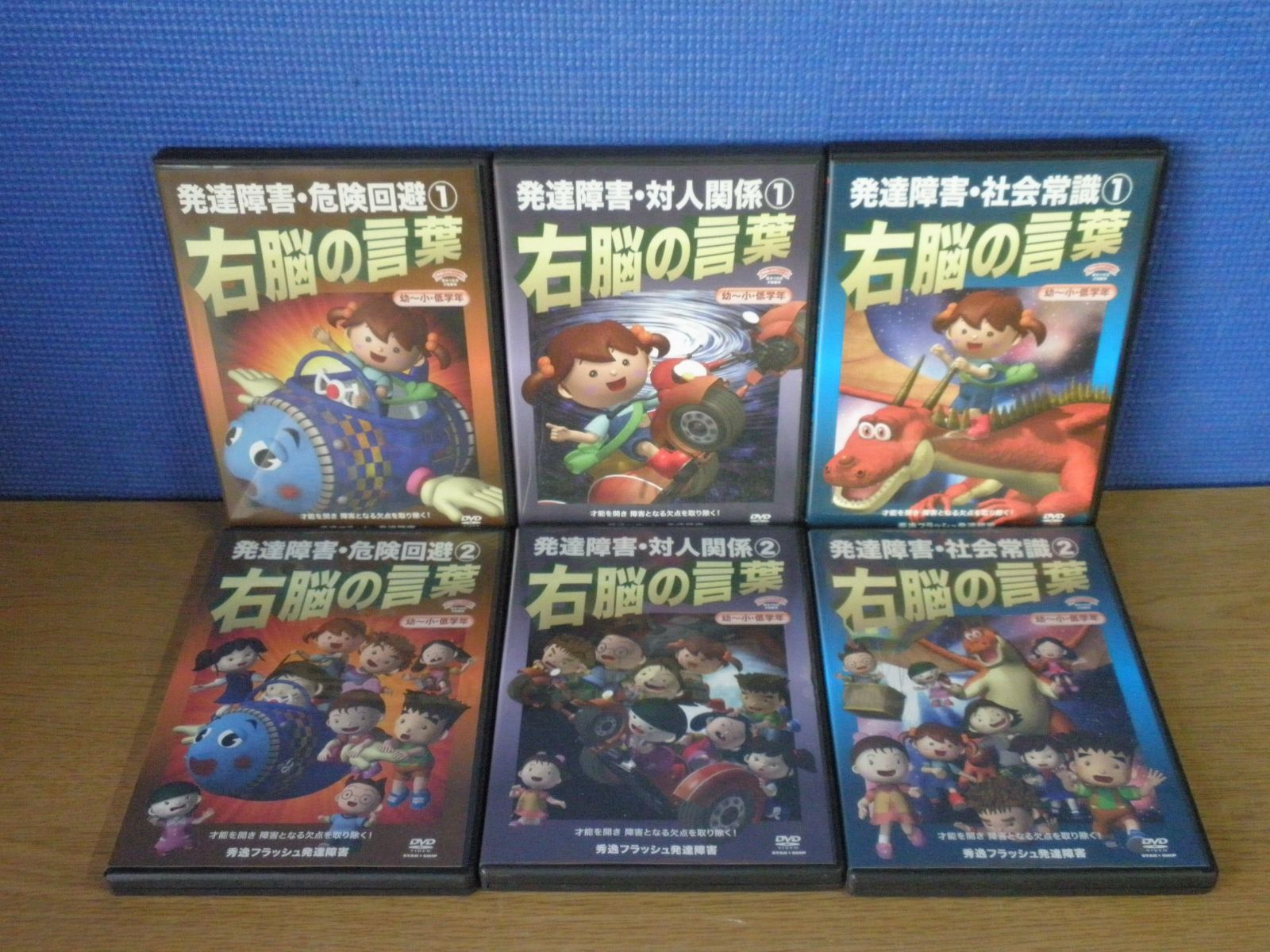 星みつる 発達障害フラッシュ 右脳の言葉 DVD 6巻セット DVD】星みつる式 発達障害フラッシュ 右脳の言葉［6巻セット