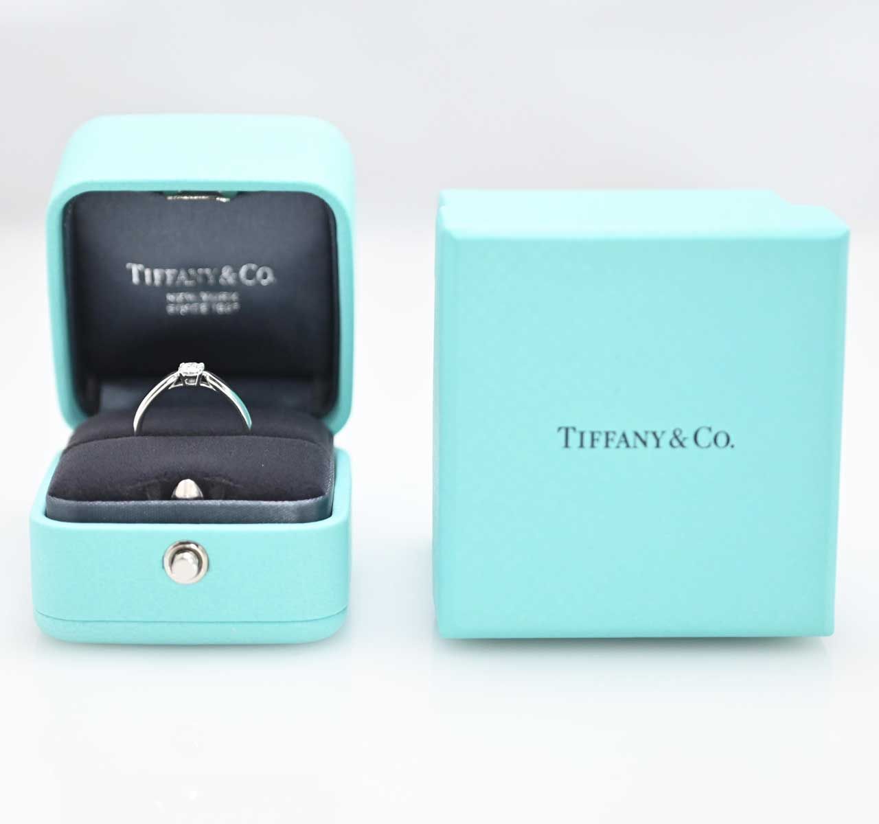 3174) 【ティファニー】 ティファニー Tiffany PT950 プラチナ ダイヤ 