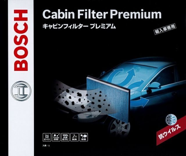 Mini ミニ[R61] 1600CC BOSCH(ボッシュ) 輸入車用エアコンフィルター キャビンフィルタープラス (除臭タイプ) 1987435537