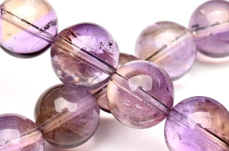 1点物】AAA希少◇バイカラー アメトリン 11mm ブレスレット