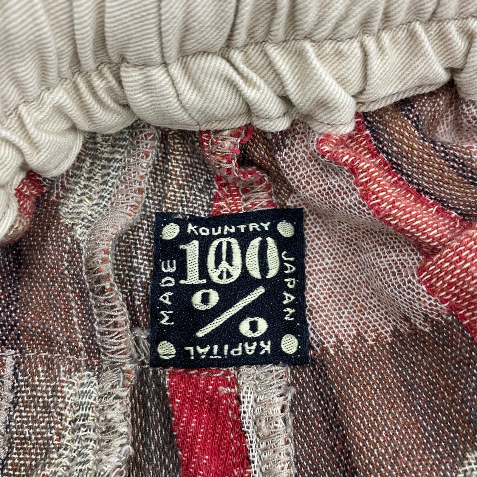  KAPITAL ﾊﾟﾝﾂ ﾊﾟﾌﾞﾛｽﾄﾗｲﾌﾟﾊﾞｷﾞｰ 1 ﾈｲﾃｨﾌﾞ その他 パンツ