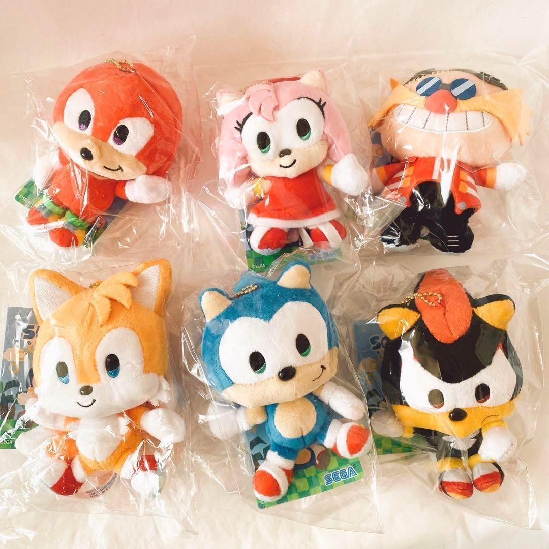 ソニック等1点 SONIC＆FRIENDS ソニック＆フレンズ マスコット