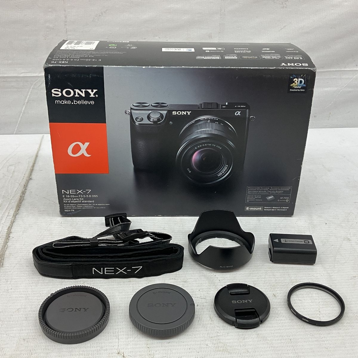 SONY NEX-7 デジタル 一眼 カメラ SEL1855 E 18-55mm F3.5-5.6