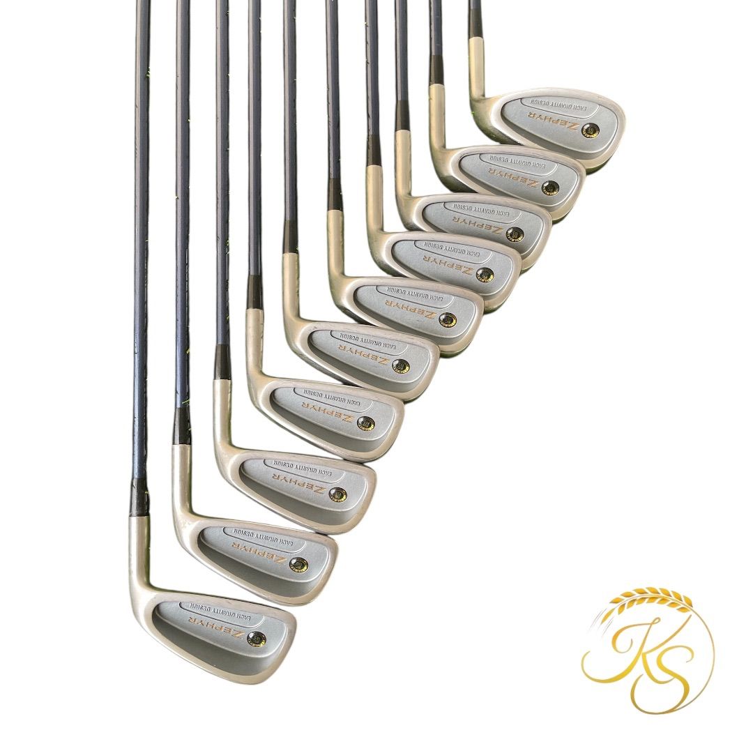ミズノZephyr EQ-185 RV アイアンセット 6本 Mizuno ZEPHYR EG-185 RV Irons #3-9,S(8clubs) / Carbon / Flex