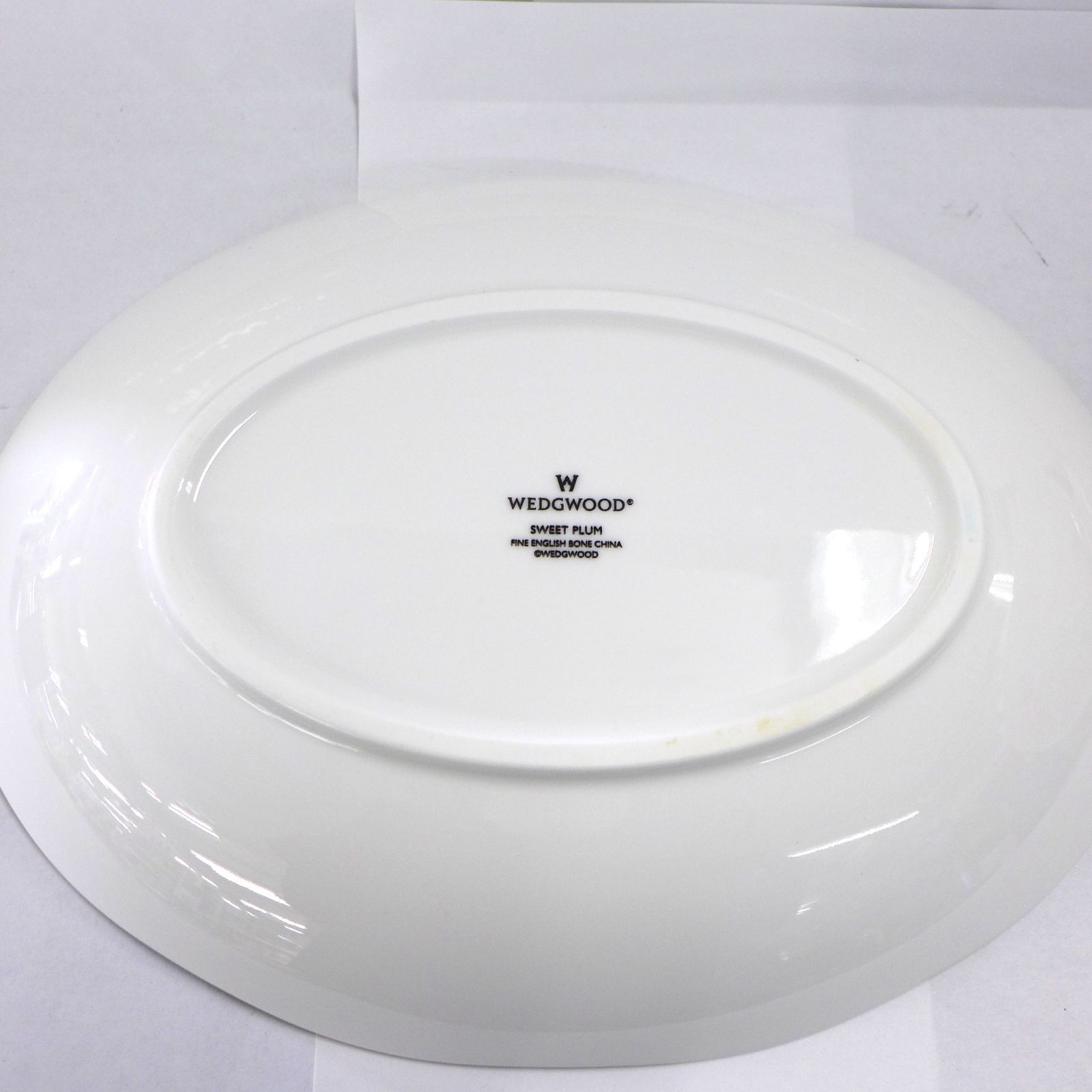WEDGWOOD ウェッジウッド スウィートプラム オーバルディッシュ ペア 