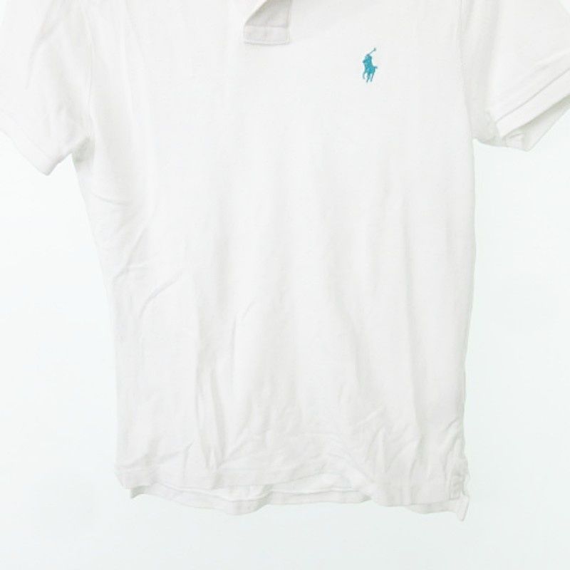 【新品】ポロラルフローレン 半袖 ポロシャツ tシャツ S 白 POLO RALPH LAUREN(ポロラルフローレン)ナンバリング