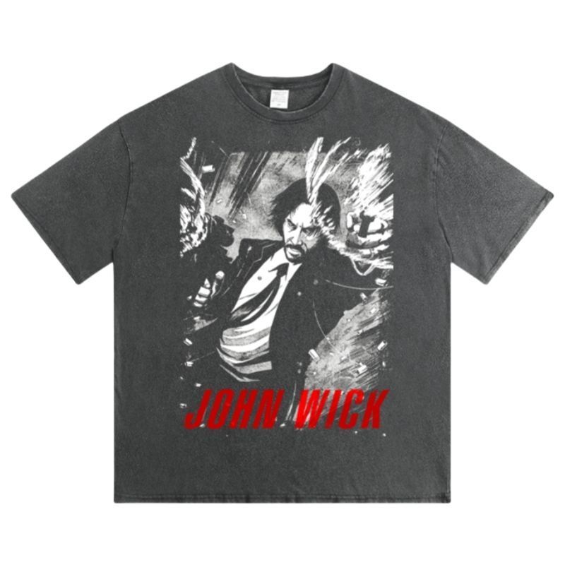 ジョンウィック 映画 Tシャツ 黒 XL John Wick キアヌリーブス ジョンウィック 映画 Tシャツ 黒 XL John Wick キアヌリーブス