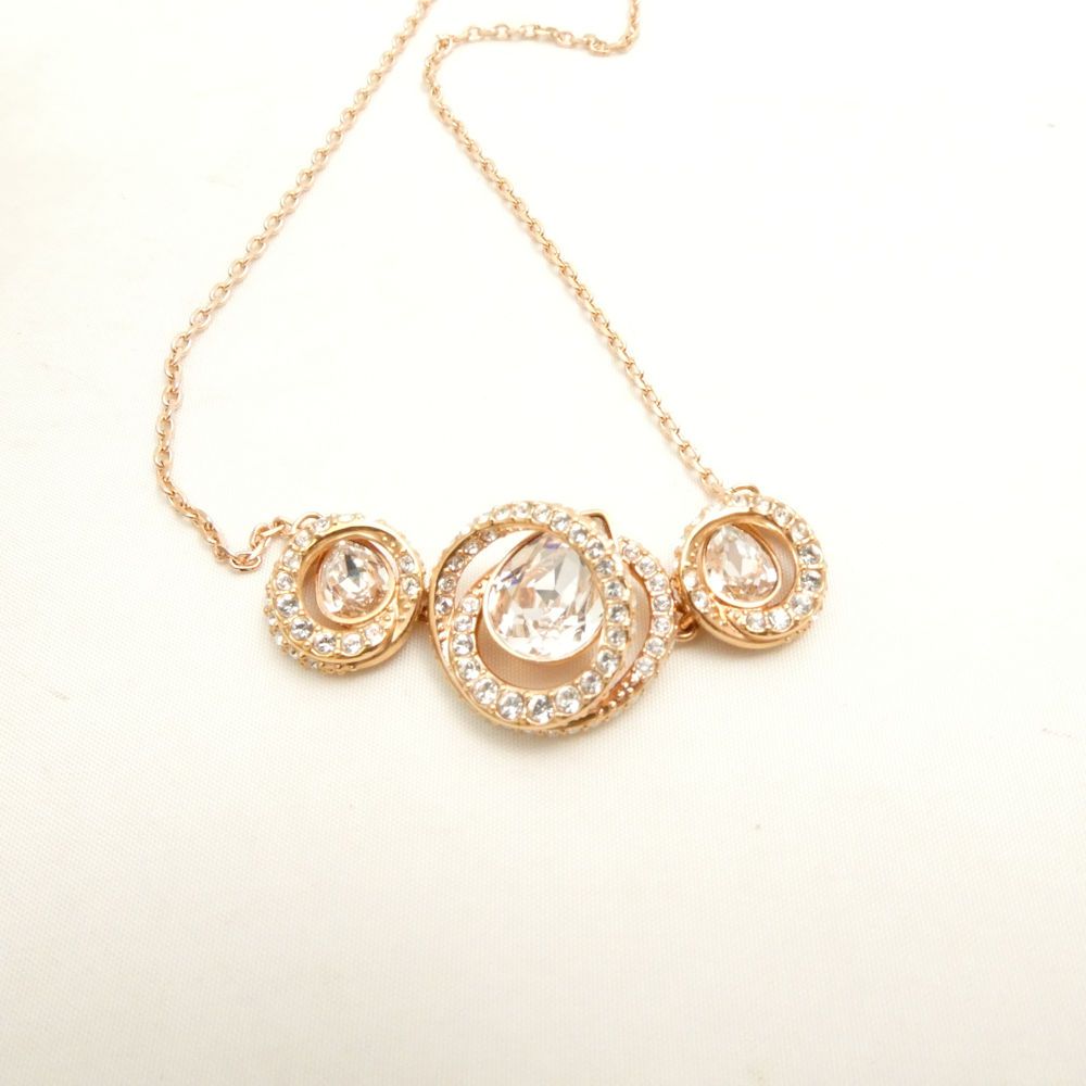 SWAROVSKI Generation ネックレス 5636589/正規品 Generation necklace, White, Rose gold-tone plated | Swarovski