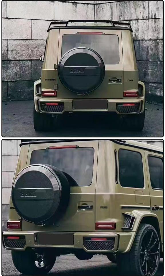 メルセデス ベンツW463a カーボン製 BRABUSタイプ スペアタイヤカバー リアルカーボン 1個 FFCRYSTALESIA_COM