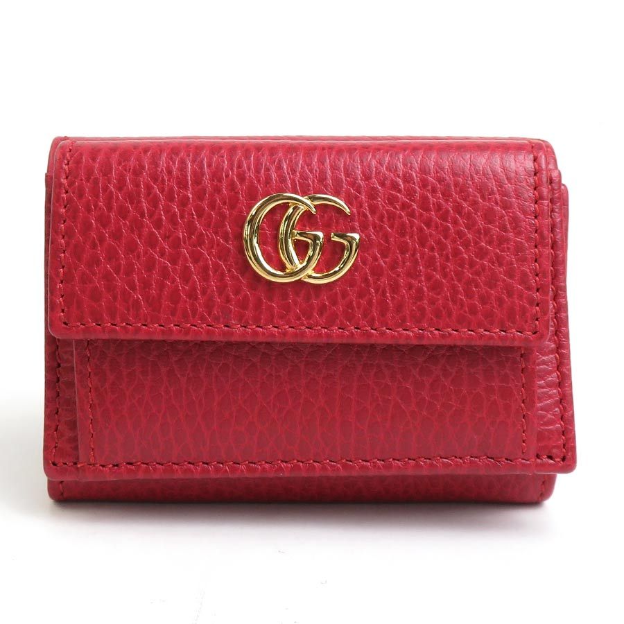 グッチ GUCCI 三つ折り財布 GGマーモント 523277 - メルカリ