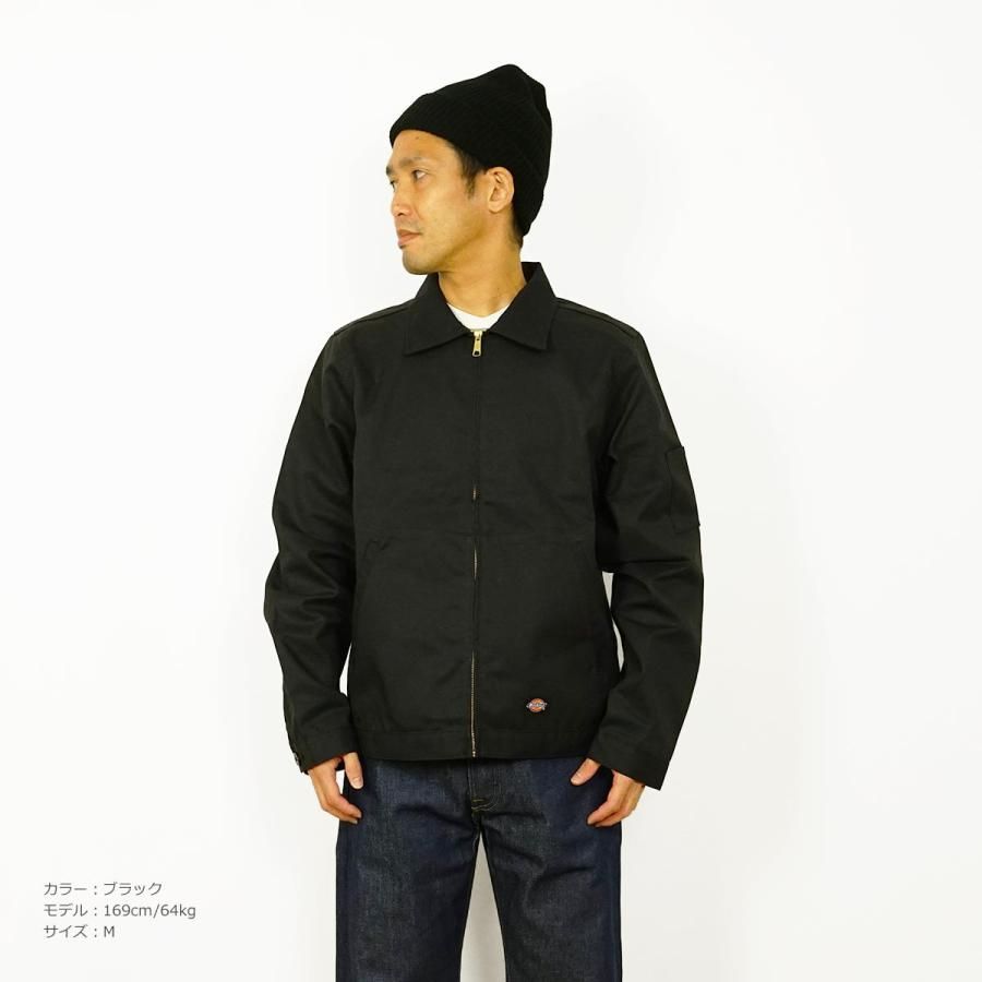 Dickies　ブラック　アイゼンハワージャケットJT75　Мサイズ カラー：ブラック】ディッキーズ Dickies #JT75 アンラインド