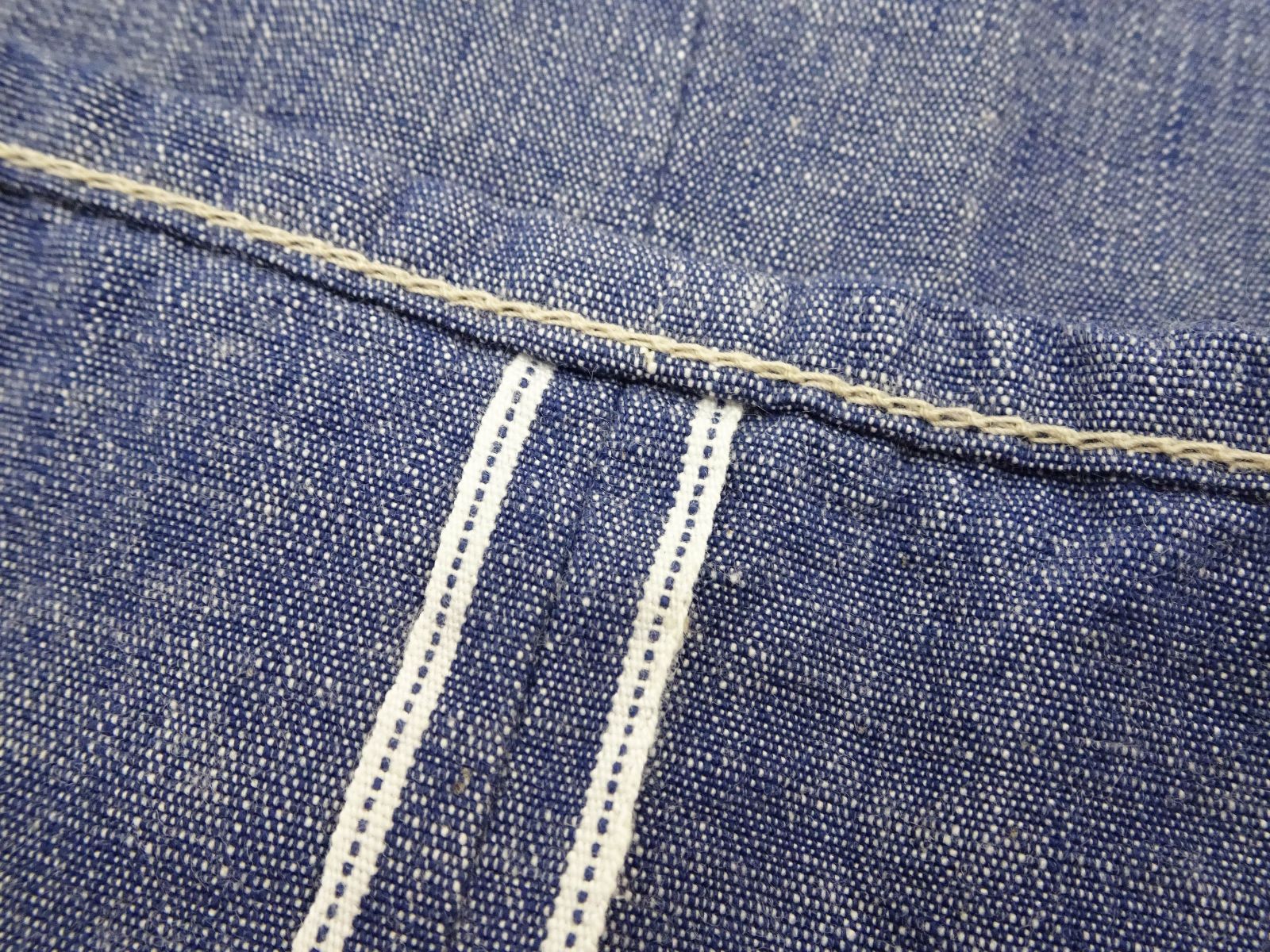 ONI 10kgプレート2枚 鬼デニム シャンブレーパンツ ONI Denim 8oz セルビッチ