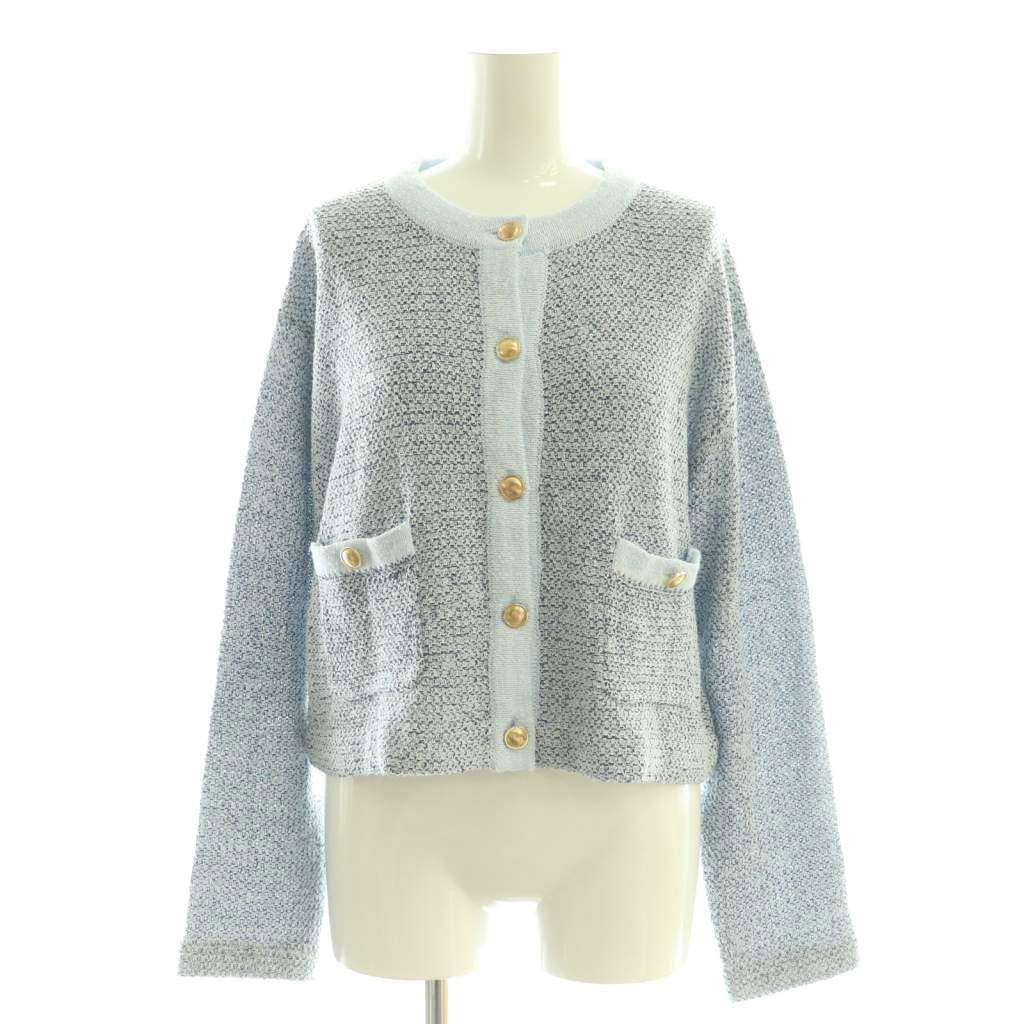 ココディール COCO DEAL 25SS ツイーディニットカーディガン