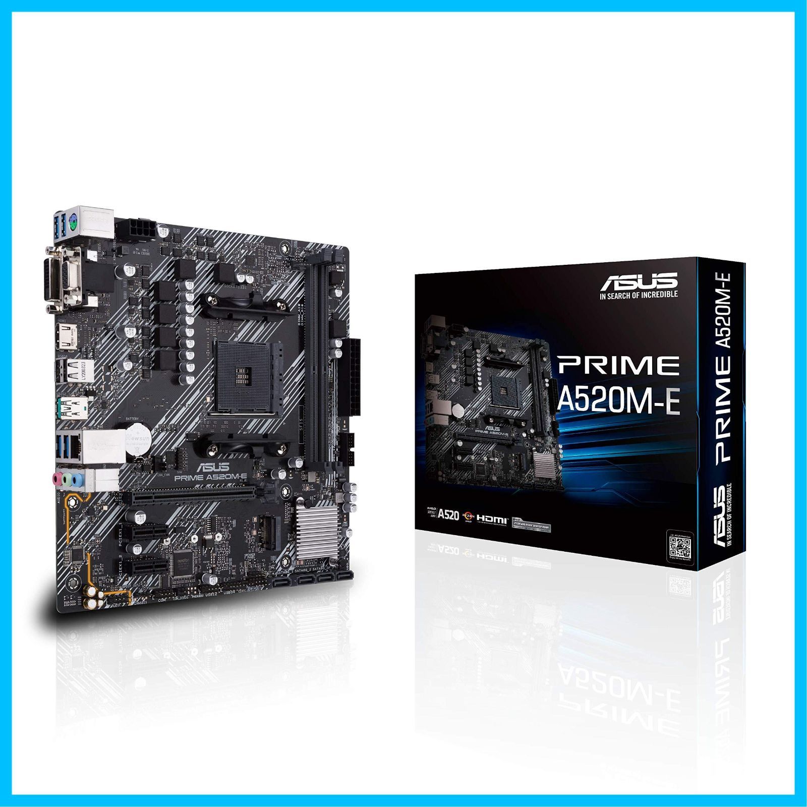 【在庫処分】搭載 Socket A520 AM4 対応 AMD マザーボード PRIME ASUS A520M-E 【MicroATX】